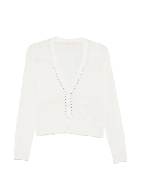 LIU JO — embellished button cardigan
