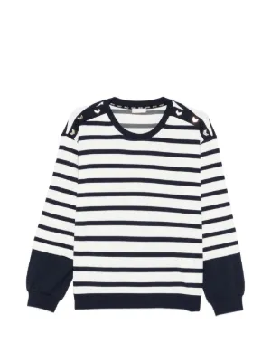 GOSHA RUBCHINSKIY Striped long-sleeve T-shirt | Black | FARFETCH