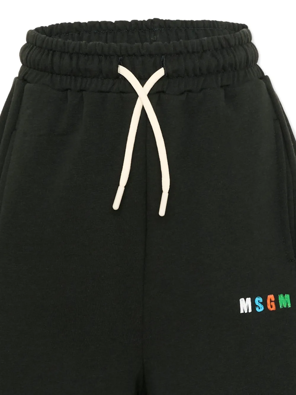MSGM Kids Shorts met logoprint Zwart