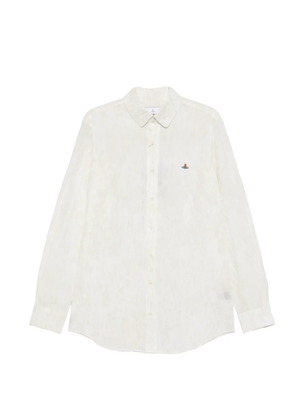 Vivienne Westwood orb-detail button-fastening shirt - Weiß