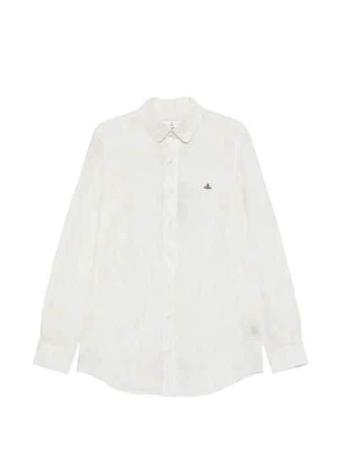 Vivienne Westwood orb-detail button-fastening shirt