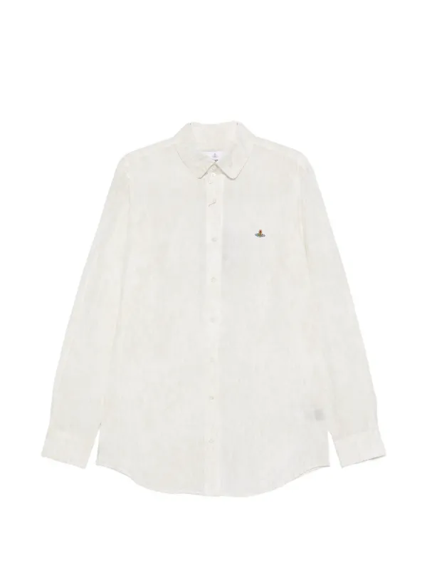 Vivienne Westwood Orb-detail Button-fastening Shirt in White