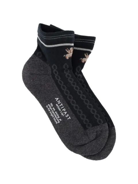 Antipast knitted patterned socks