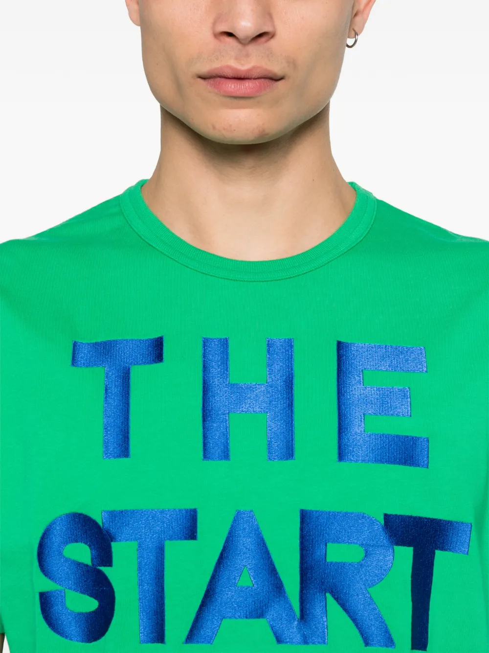 JW Anderson T-shirt met ronde hals Groen