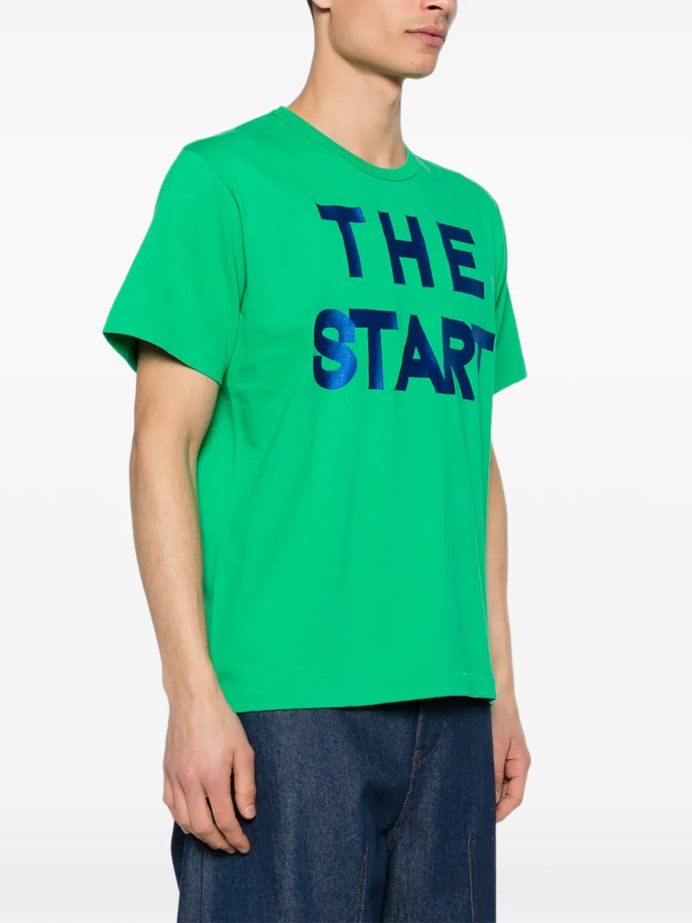 JW Anderson T-shirt met ronde hals Groen