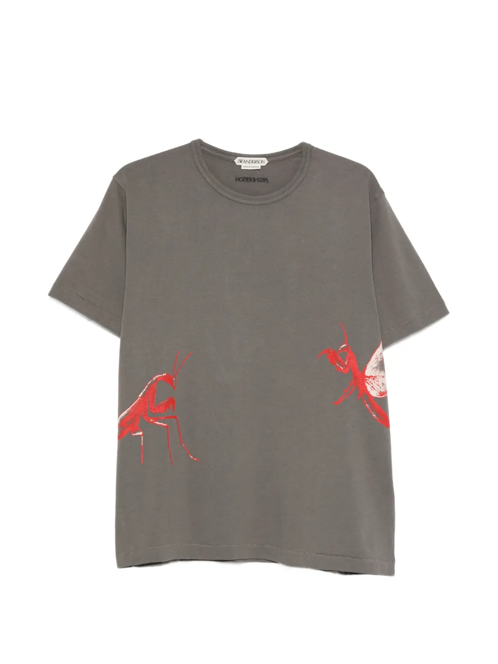 JW Anderson T-shirt con grafica - Grigio