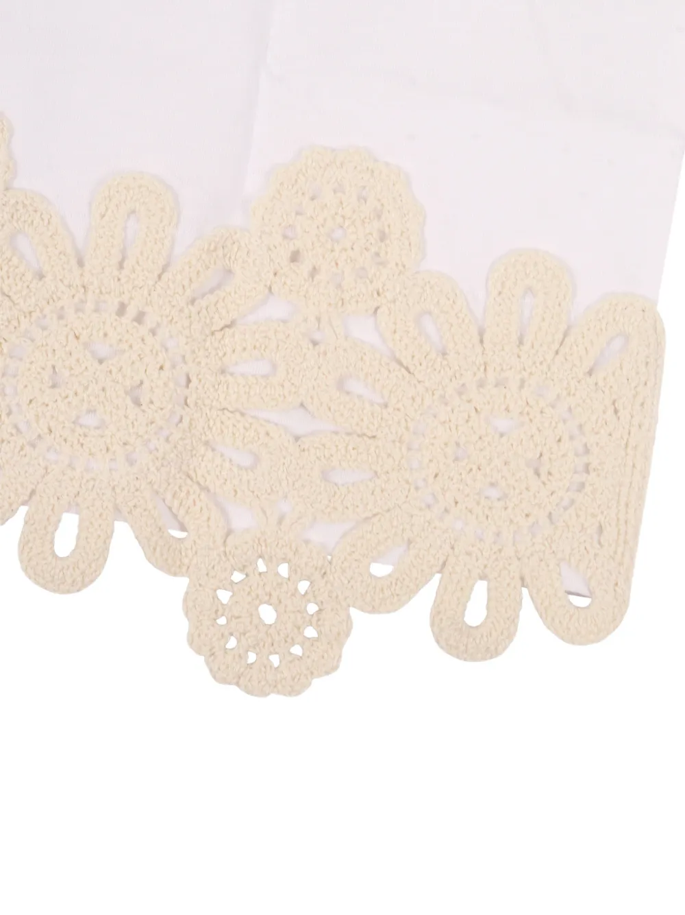  Liu Jo Kids Crochet-trim T-shirt - White 