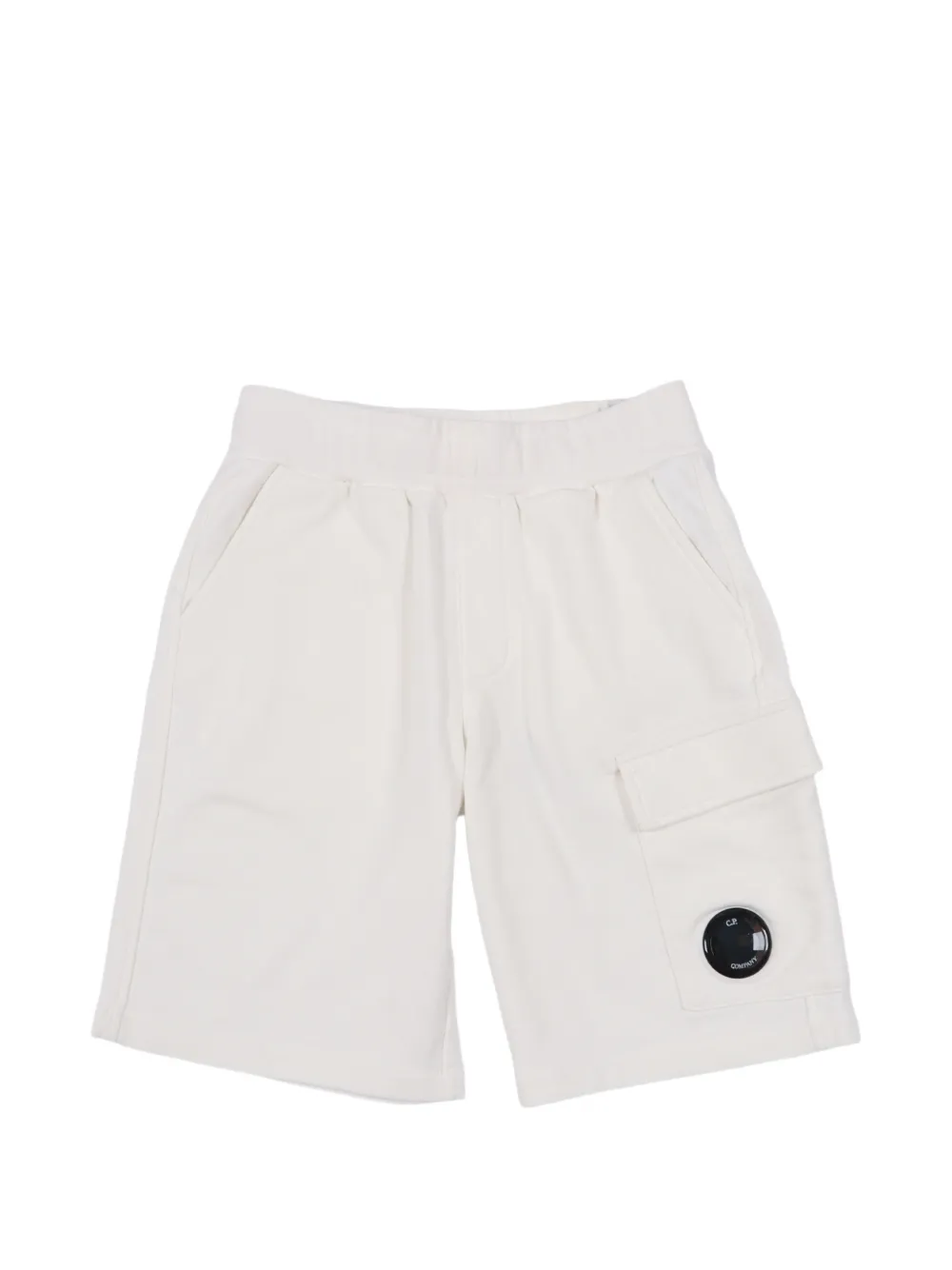 C.P. Company Kids logo-detail pocket shorts - Toni neutri