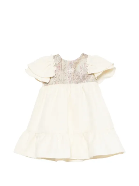 ETRO KIDS paisley ruffled dress