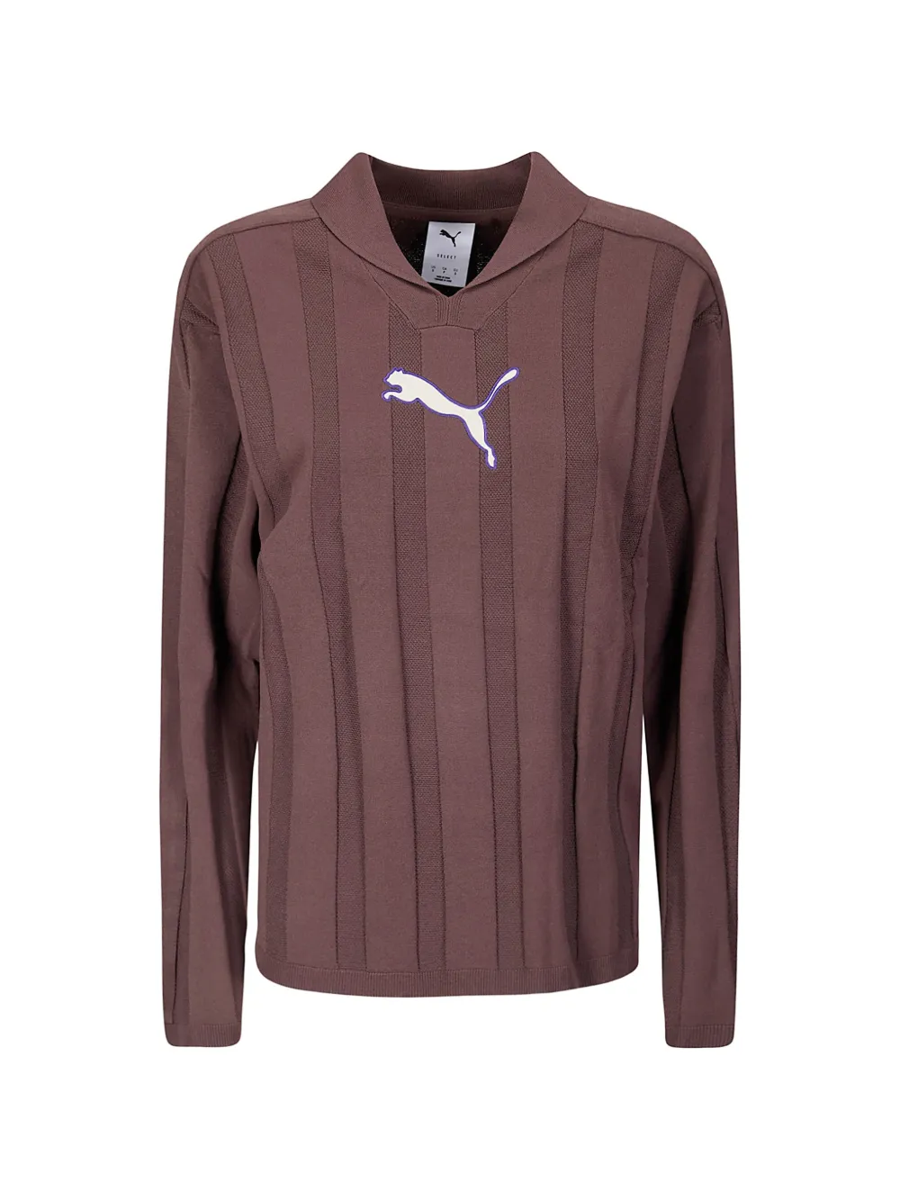 PUMA T7 long-sleeves polo shirt - Marrone