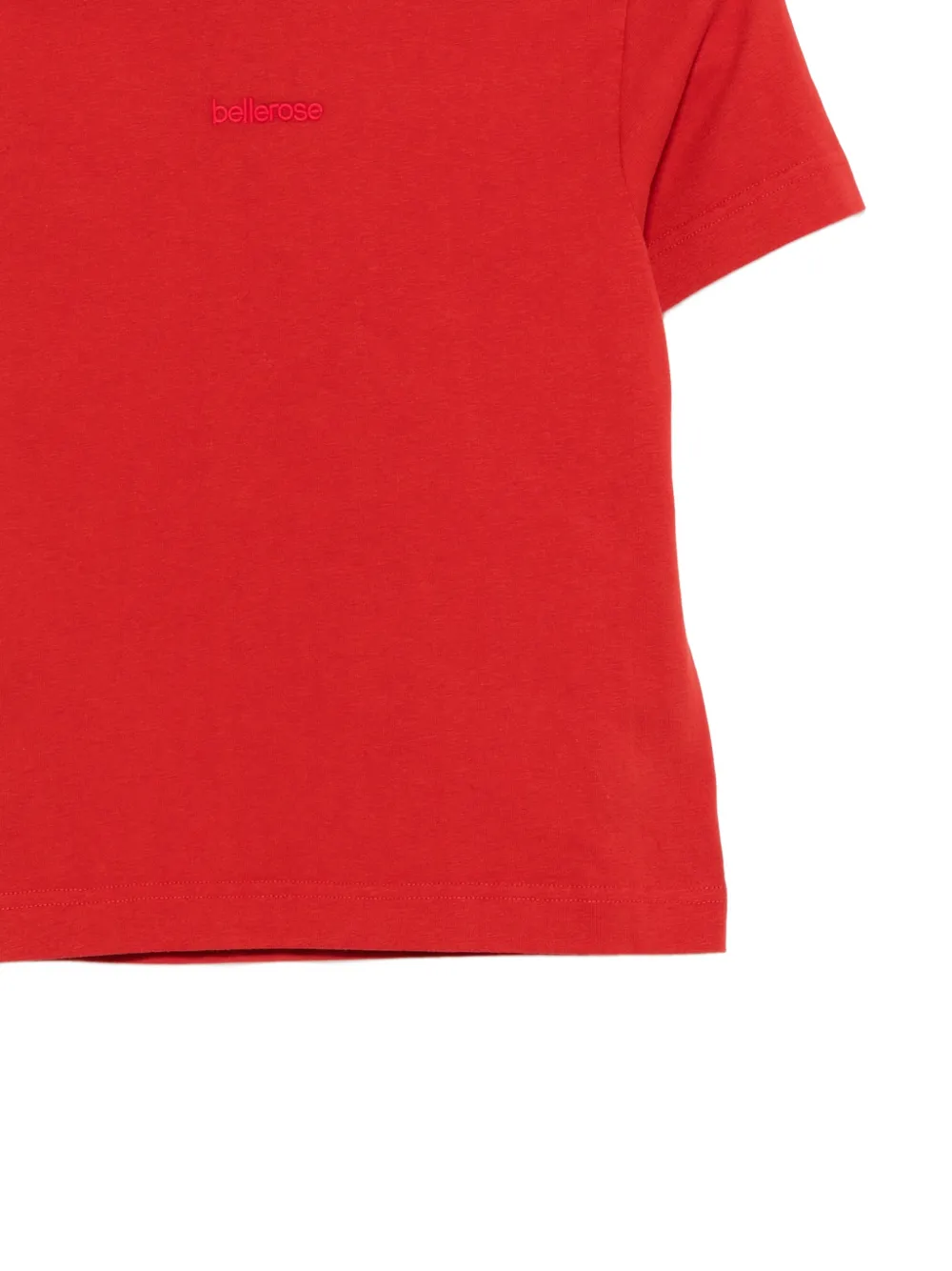  Bellerose Flec Logo-embroidery T-shirt - Red 