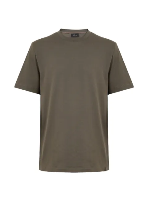 Brioni logo tag cotton T-shirt
