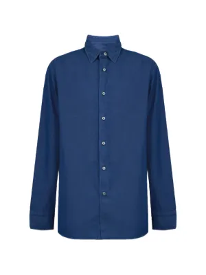 Brioni リネンシャツ | ブルー | FARFETCH JP