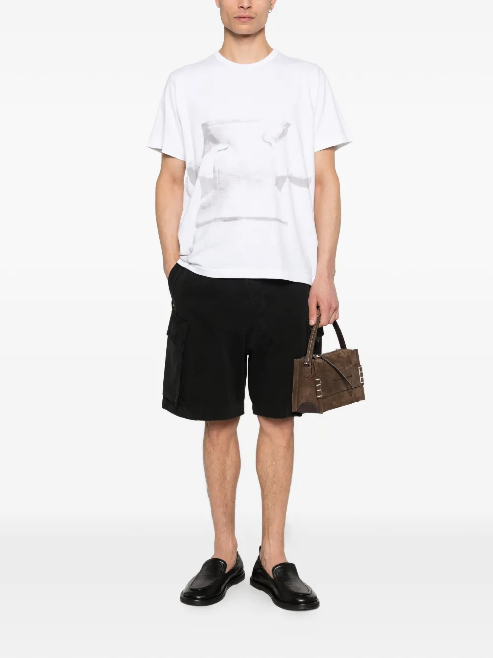 JW Anderson Shorts met cargo zak Zwart