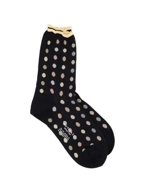 Antipast polka dot-pattern socks
