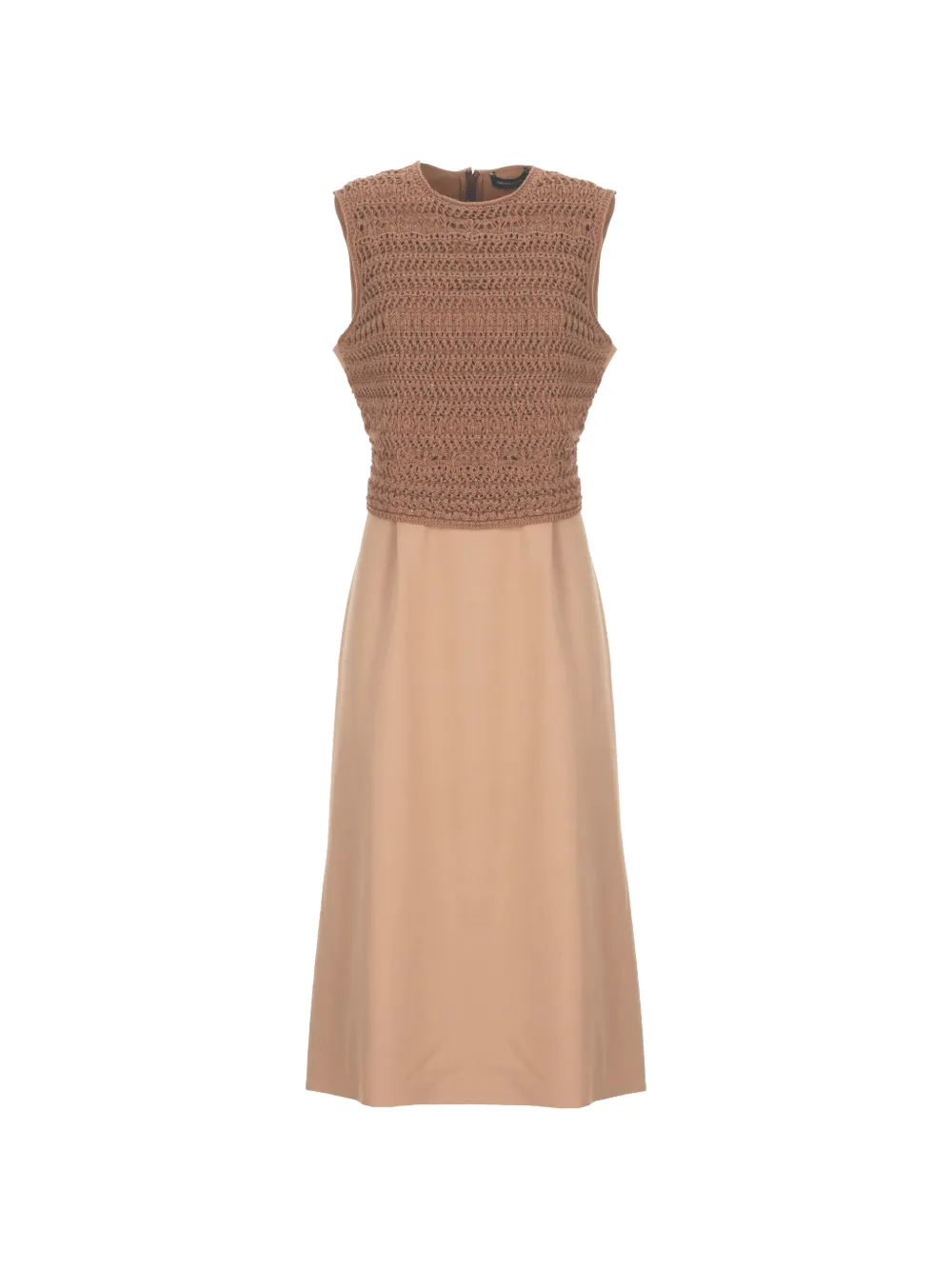 Fabiana Filippi crocheted sleeveless dress - Nude