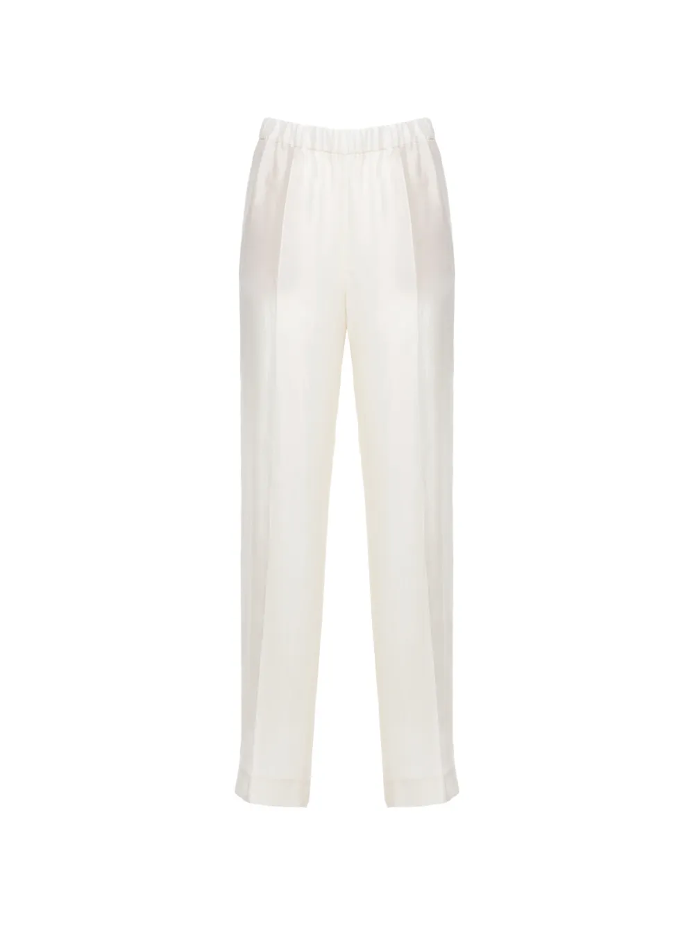 Fabiana Filippi elasticated-waist tapered trousers - Weiß