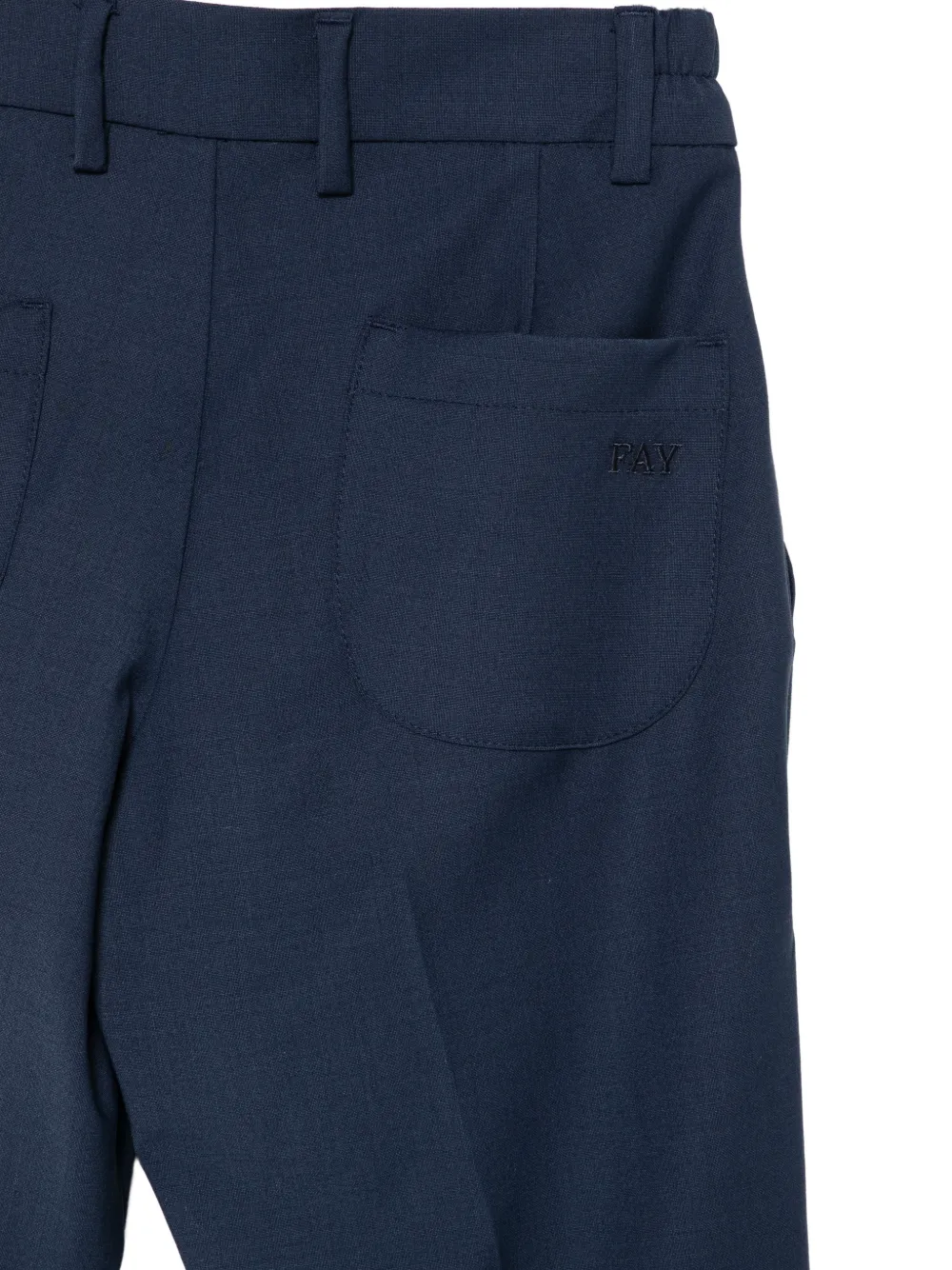  Fay Kids Cuffed Trousers - Blue 