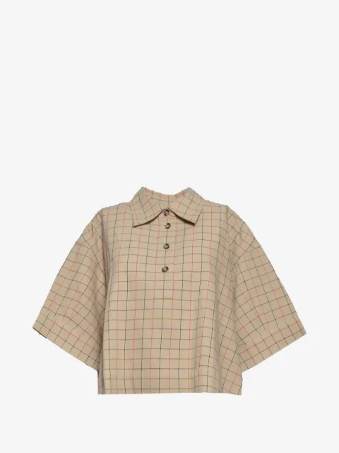 Barbour Hollington check-pattern short-sleeve shirt