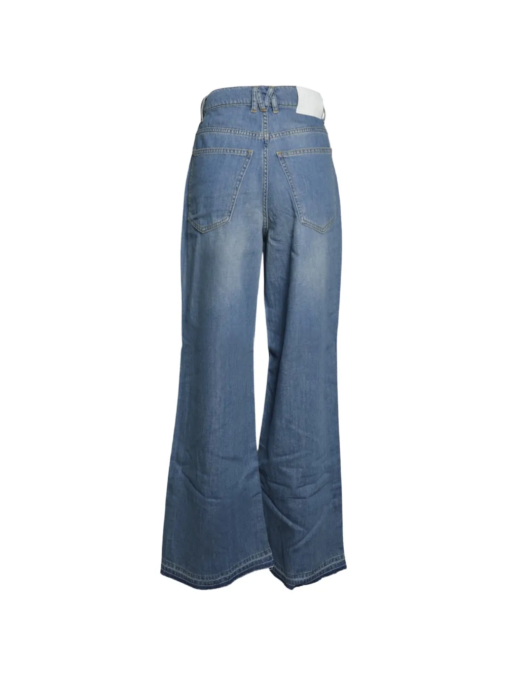 MOMONÌ Jeans met wijde pijpen Blauw
