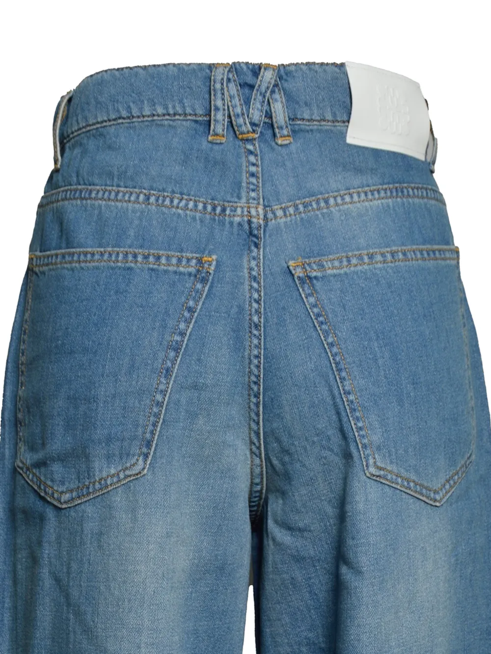 MOMONÌ Jeans met wijde pijpen Blauw