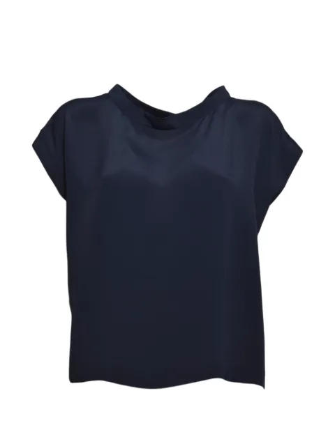 MOMONÌ band-collar shirt