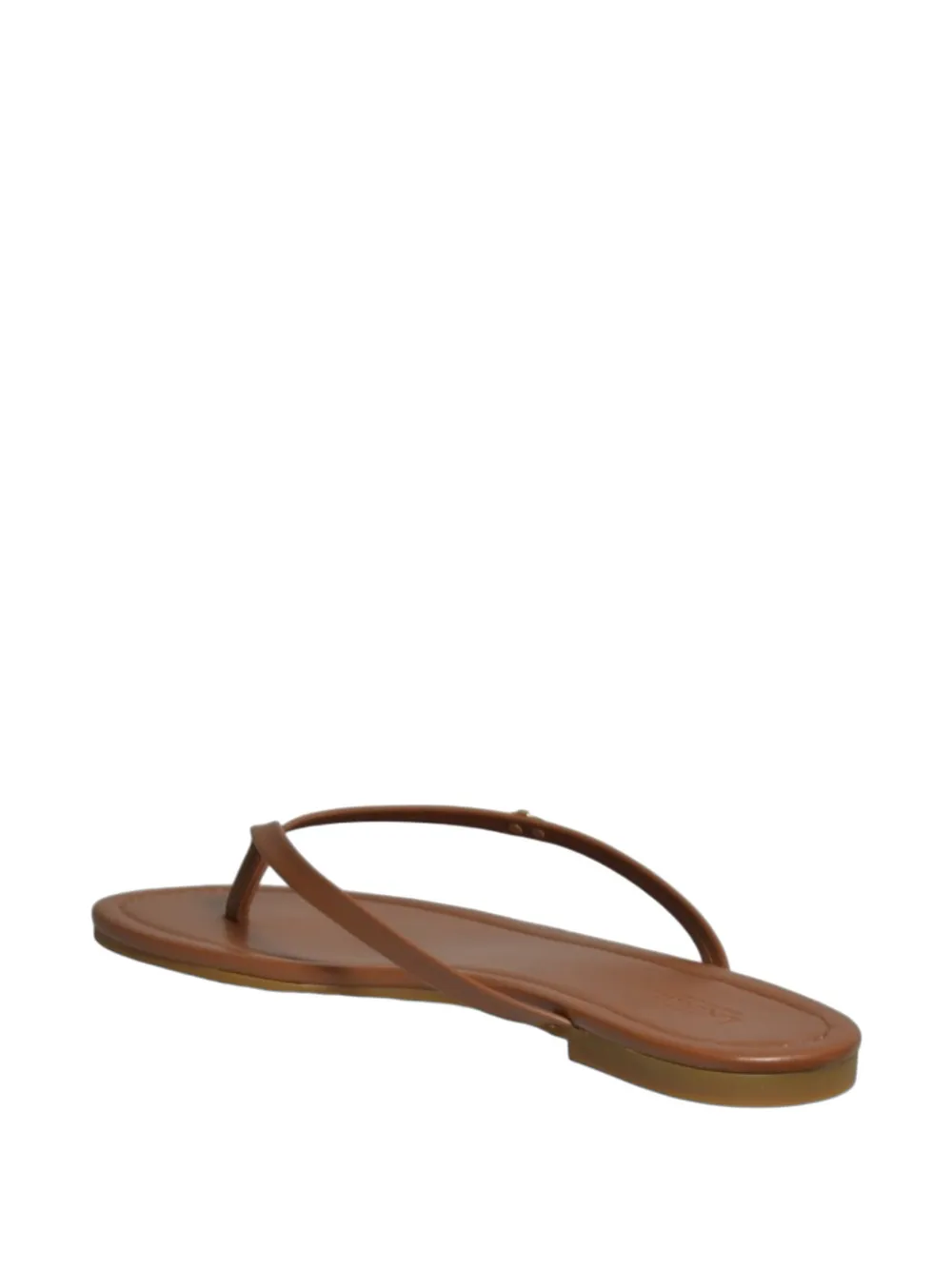 Lauren Ralph Lauren logo-plaque flip-flop sandals Bruin