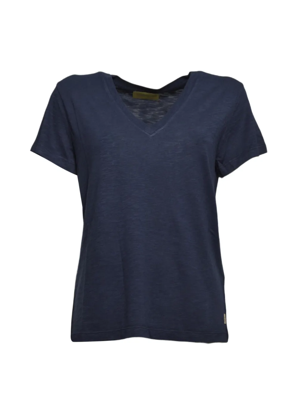 MOMONÌ V-neck T-shirt - Blu