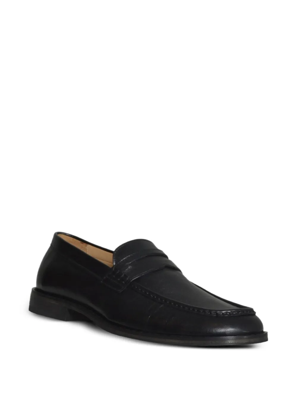  Our Legacy Light Penny-strap Loafers - Black 