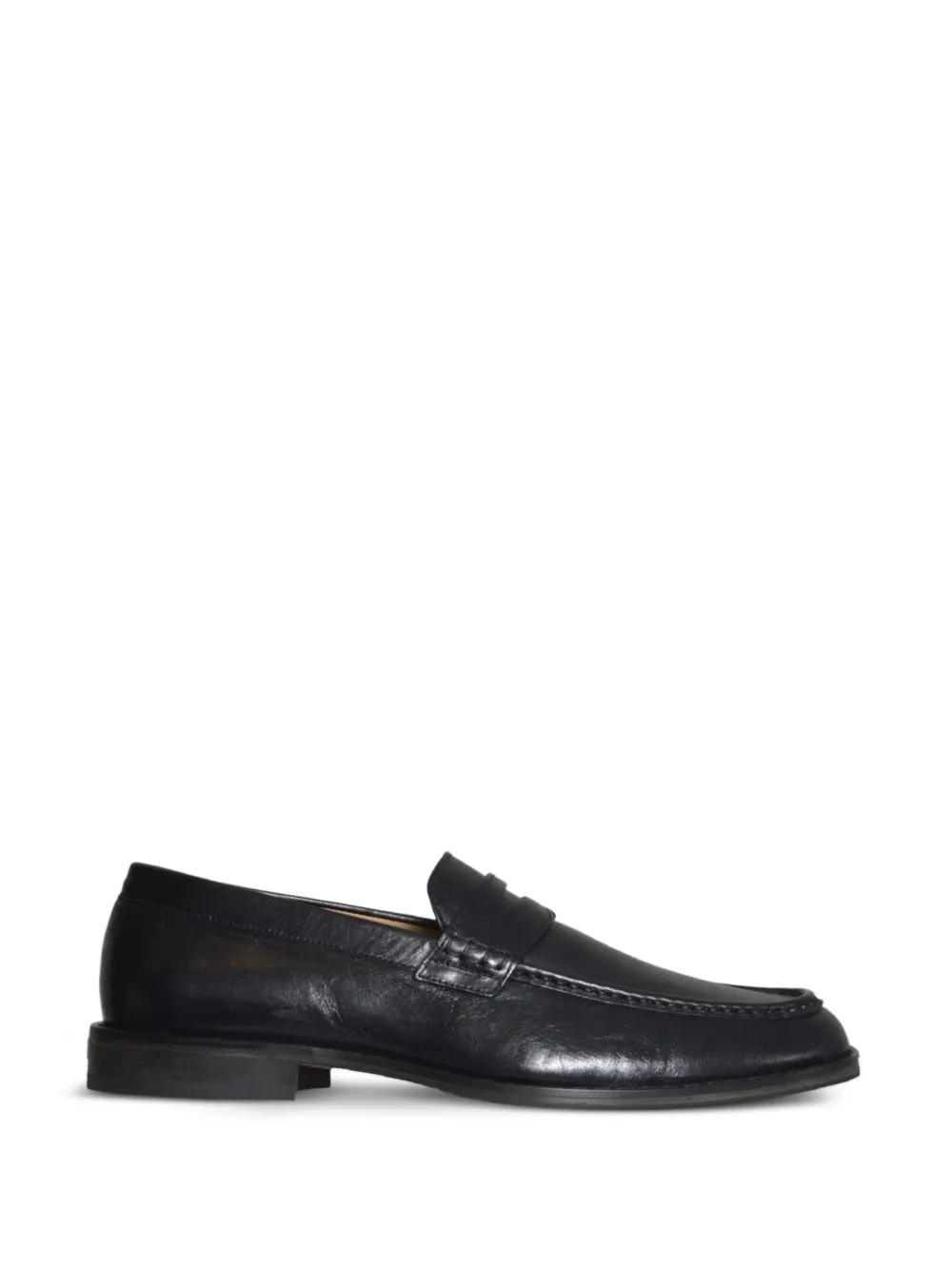 OUR LEGACY Light penny-strap loafers - Nero