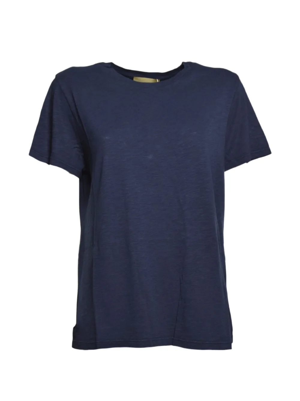 Momoní Calavera Short-sleeve Slub-texture T-shirt In Blue