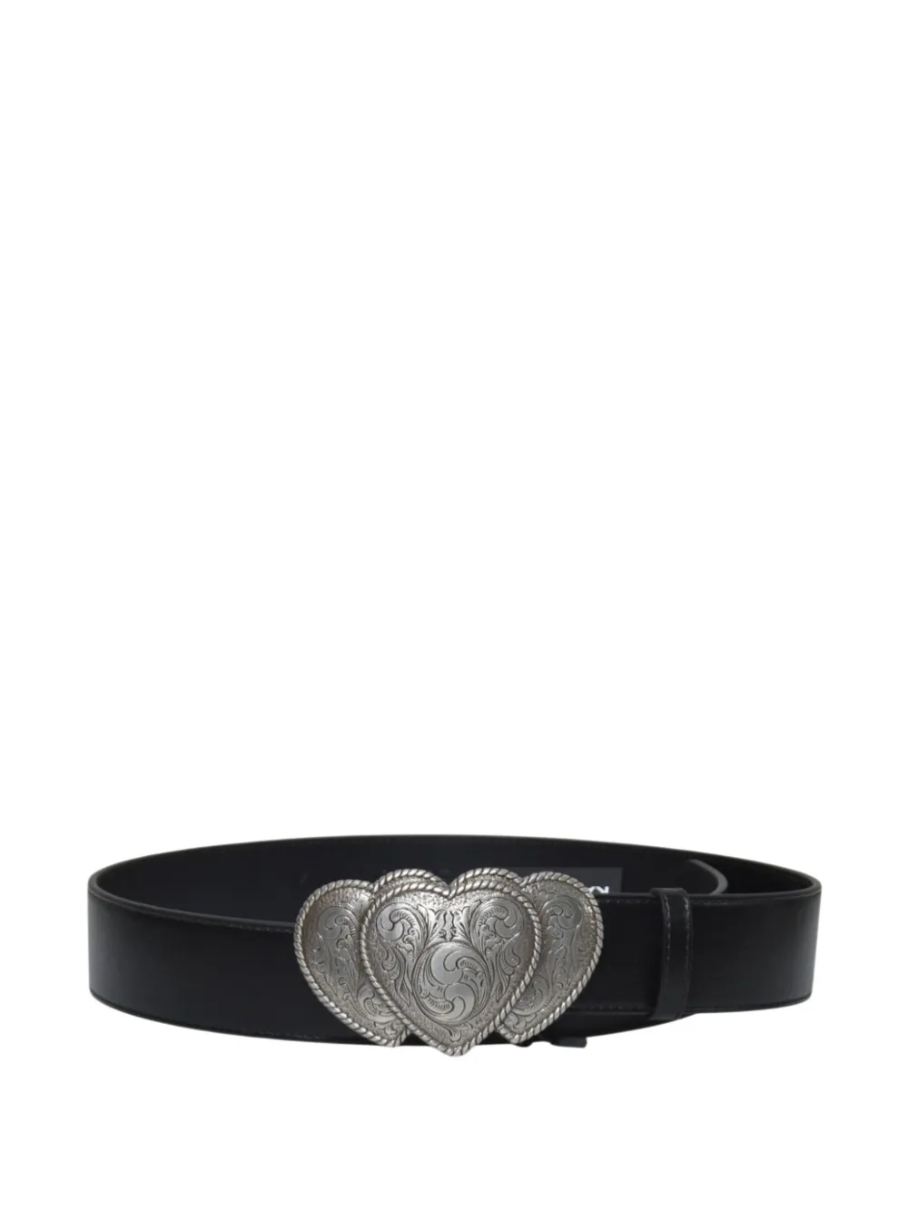Kate Cate Queen of Hearts buckle belt - Nero