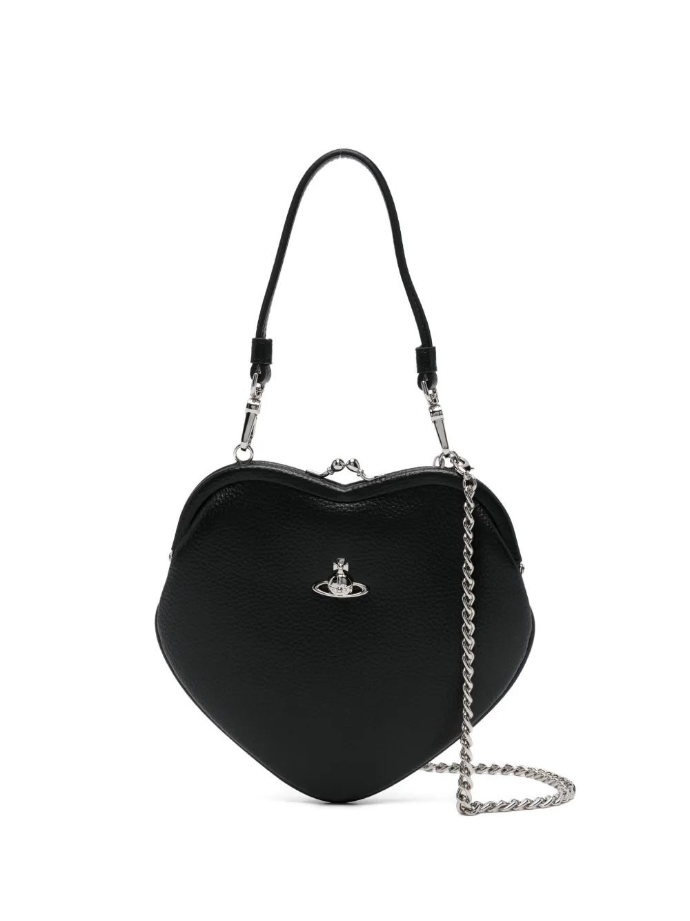 Vivienne Westwood Belle Heart Orb-detail tote bag - Nero
