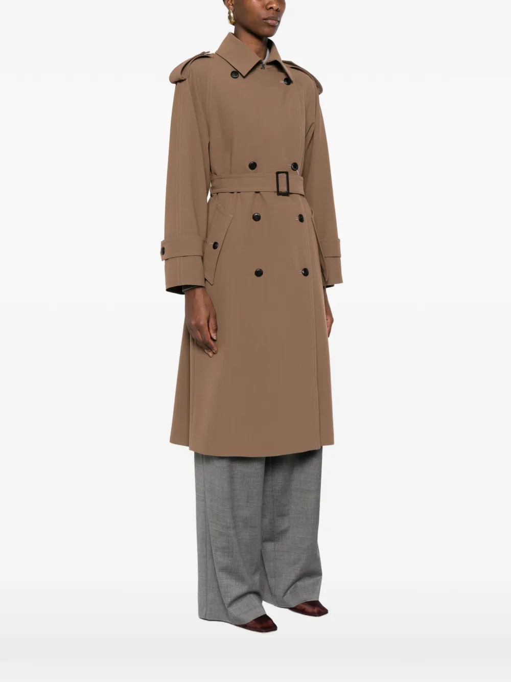 Mxmcerto Belted Trench Coat
