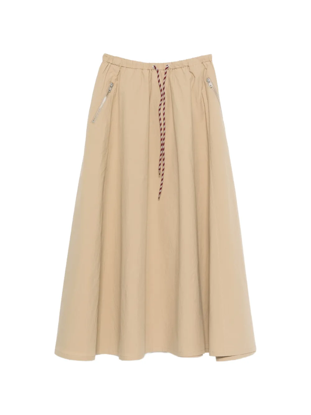 Bellerose Harlin Midirock mit Reißverschlusstaschen - Nude