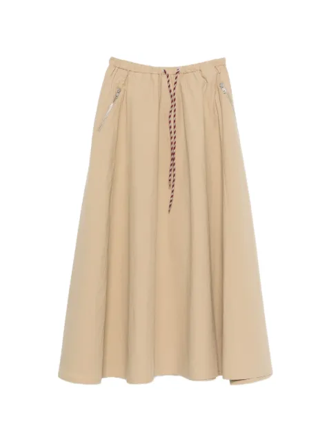 Bellerose Harlin zip-pockets drawstring midi skirt