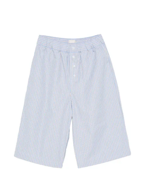 Bellerose striped button-up shorts