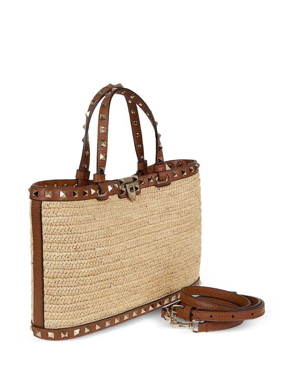Valentino Garavani Rockstud shopper Beige