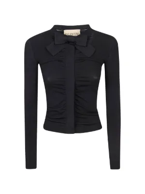 Valentino Garavani ルレックス ニットトップ | ブラック | FARFETCH JP
