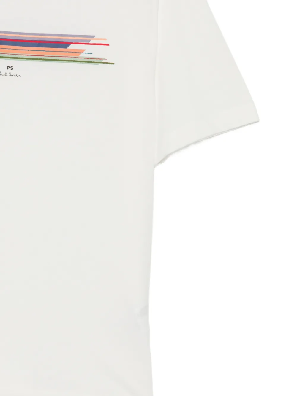 PS Paul Smith T-shirt met grafische print Beige