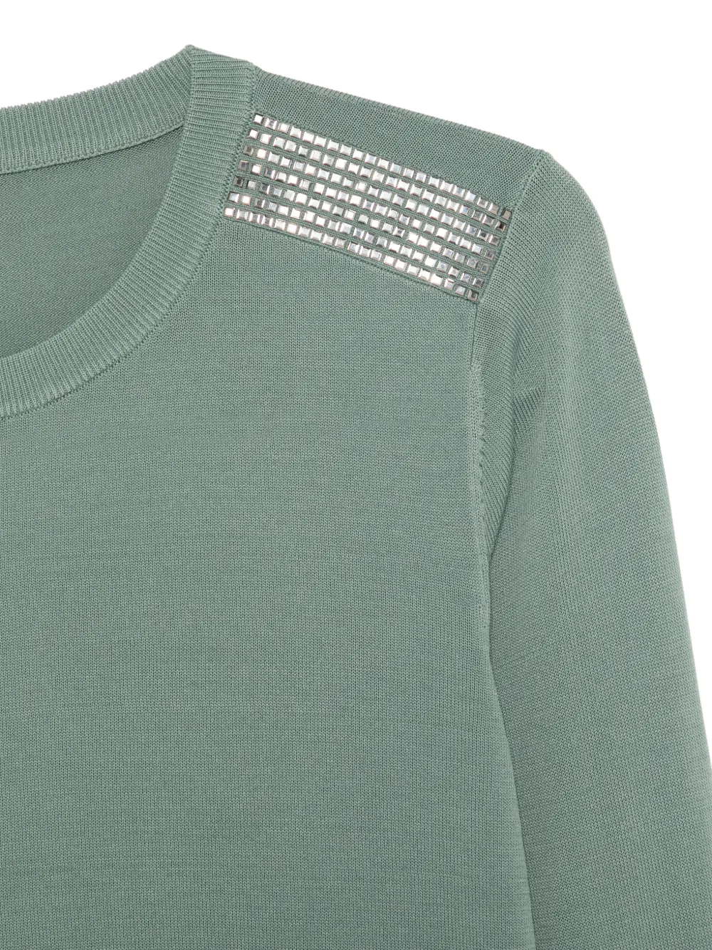  Liu Jo Embellished Sweater - Green 