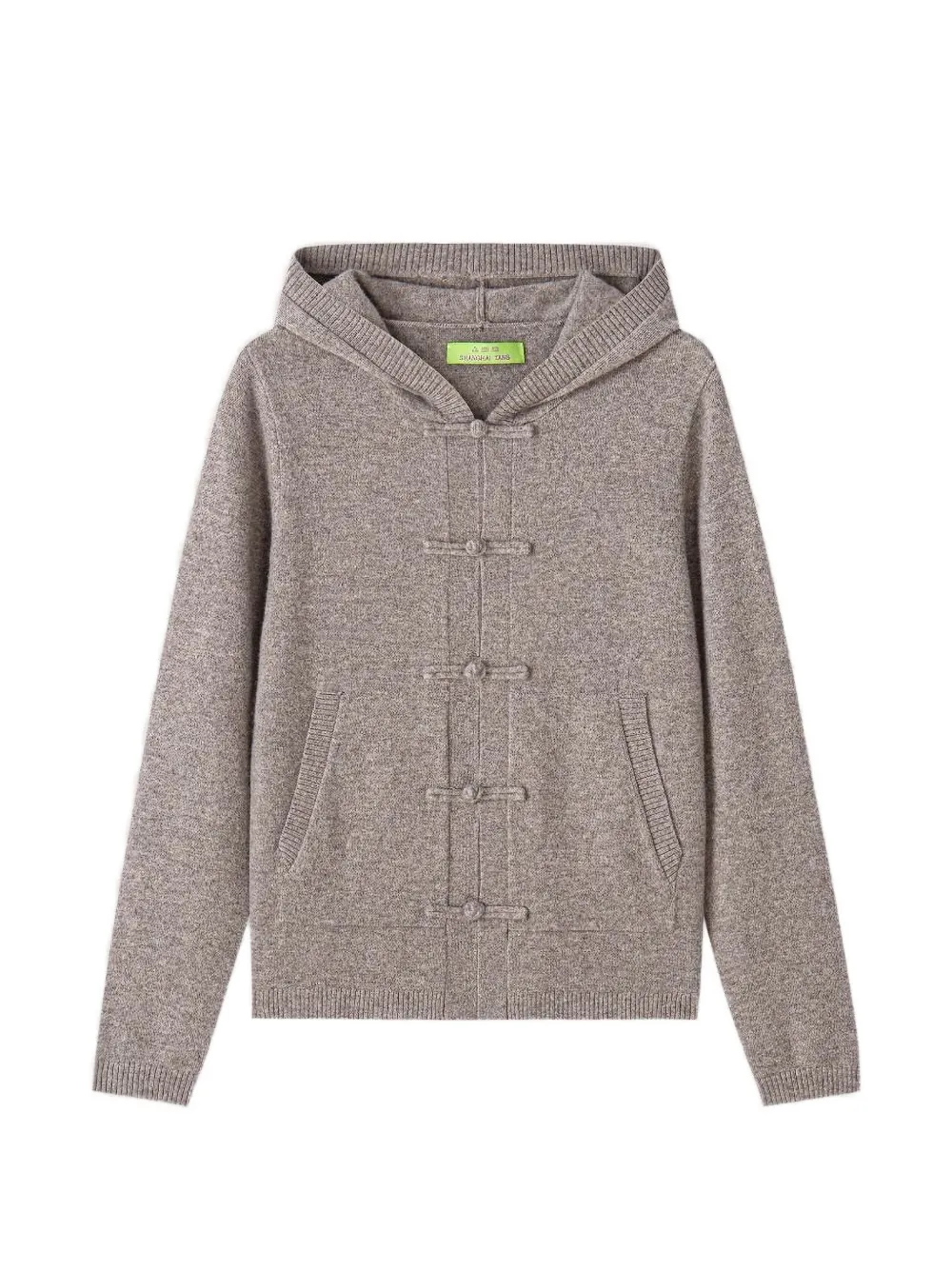 Shanghai Tang cashmere cardigan - Nude