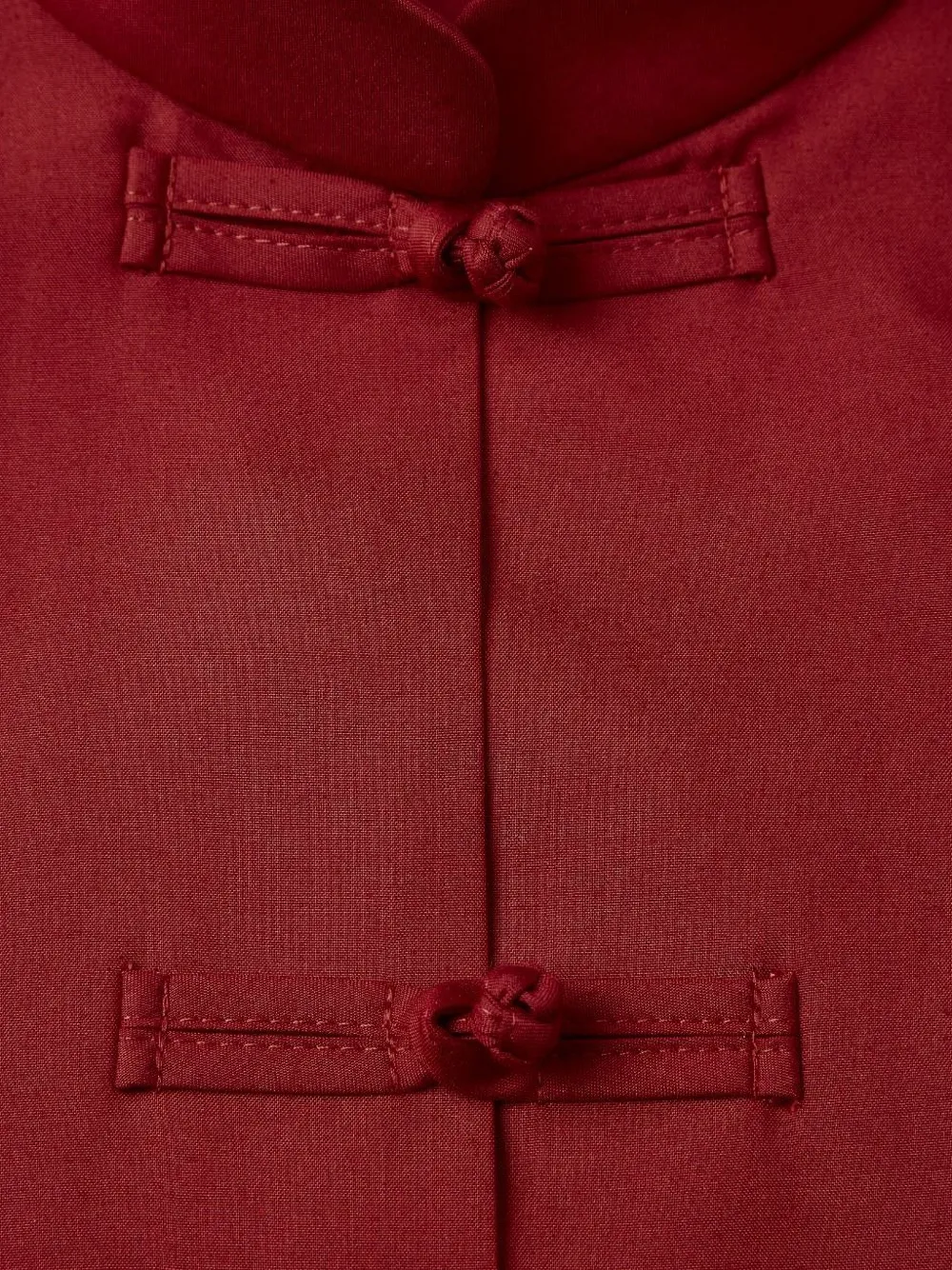 Shanghai Tang Zijden blouse Rood