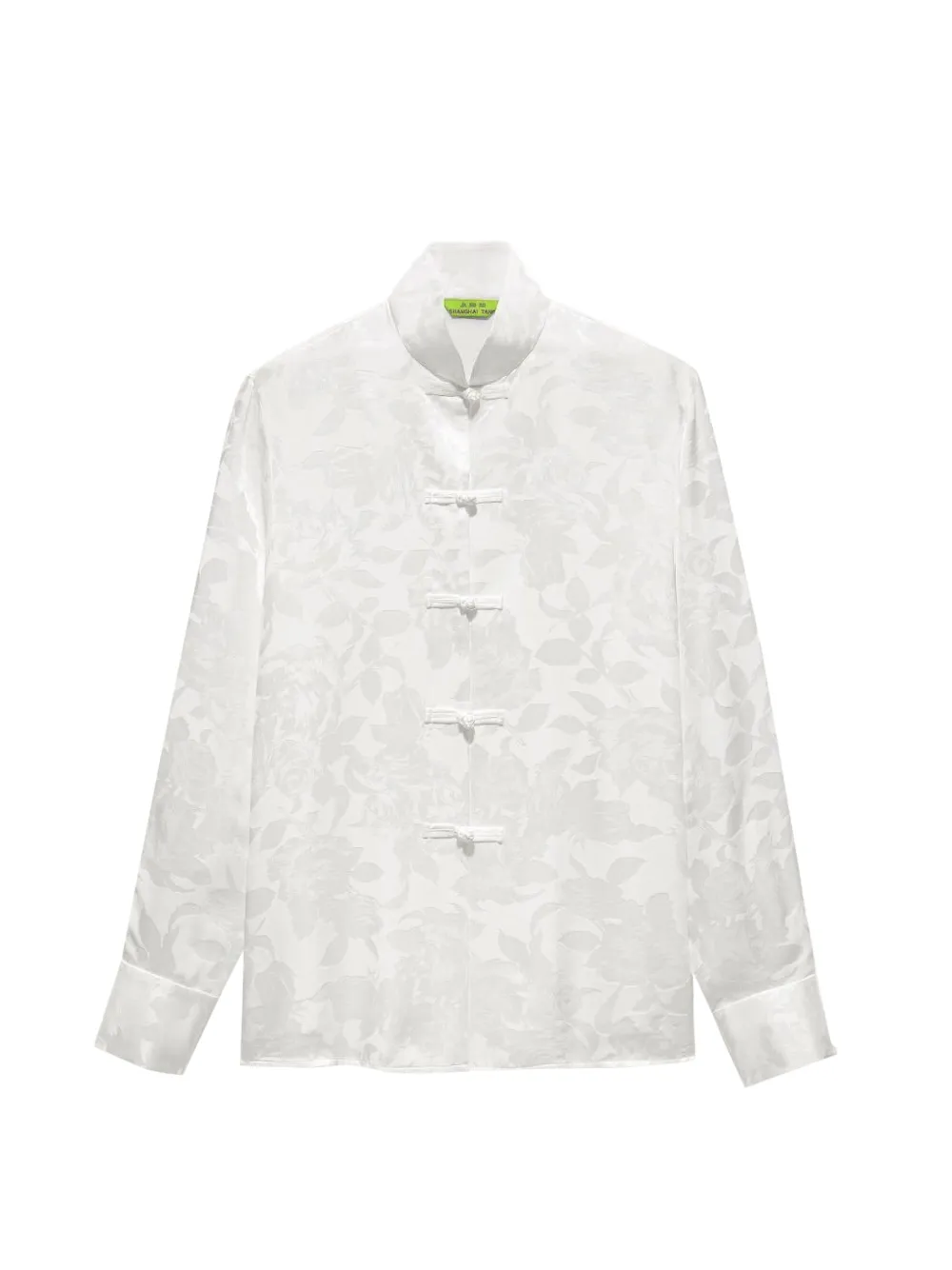 Shanghai Tang silk blouse - Bianco