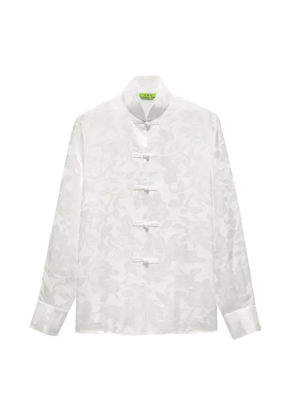 Shanghai Tang シルクブラウス | ホワイト | FARFETCH JP