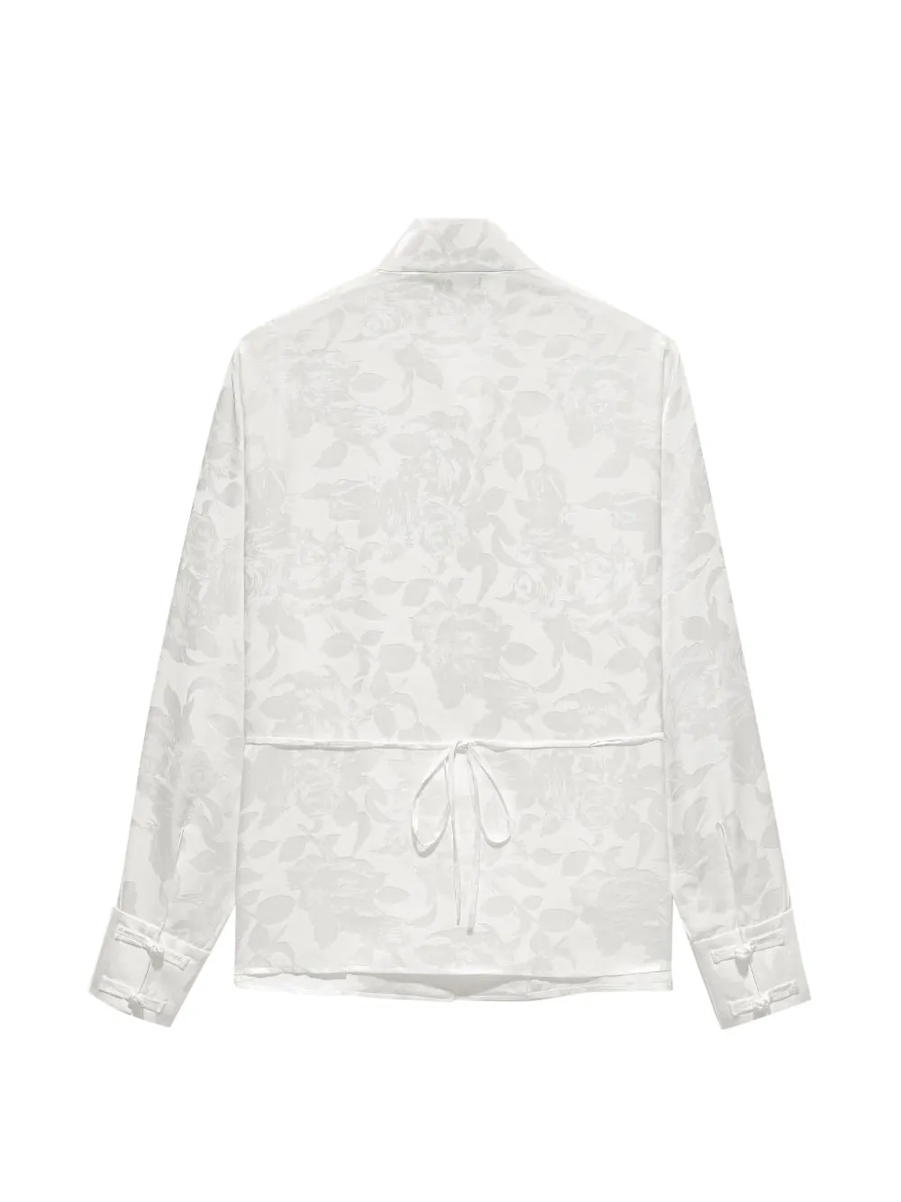 Shanghai Tang Zijden blouse Wit