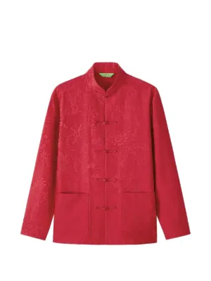 新品Shanghai Tang(シャンハイタン)マルベリーシルク100%ランナー 上海灘 Shanghai Tang シルク100 総柄シャツ シャンハイタン - メルカリ