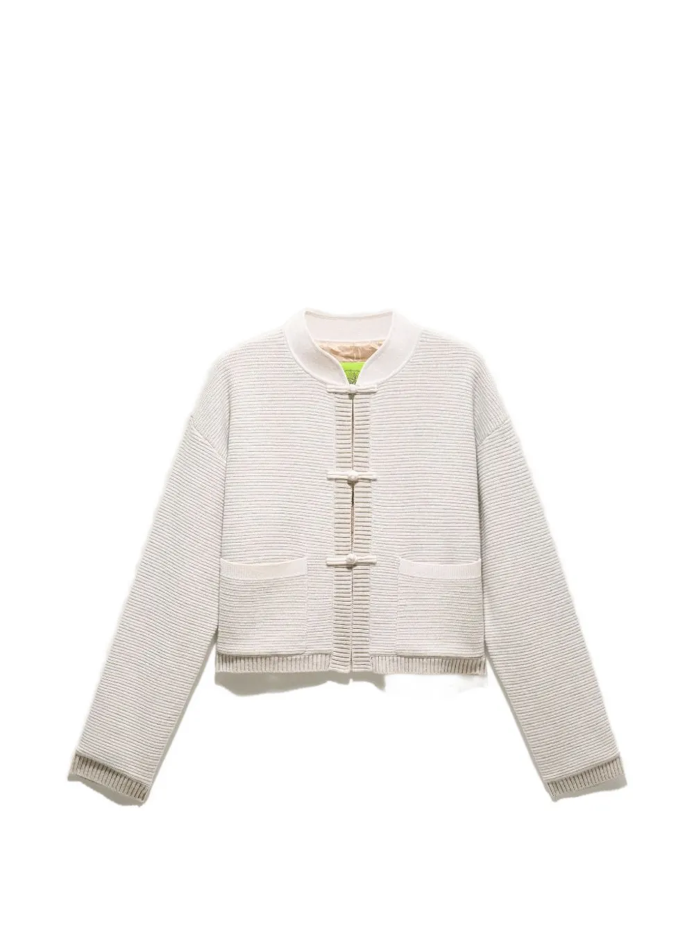 Shanghai Tang cashmere cardigan - Nude