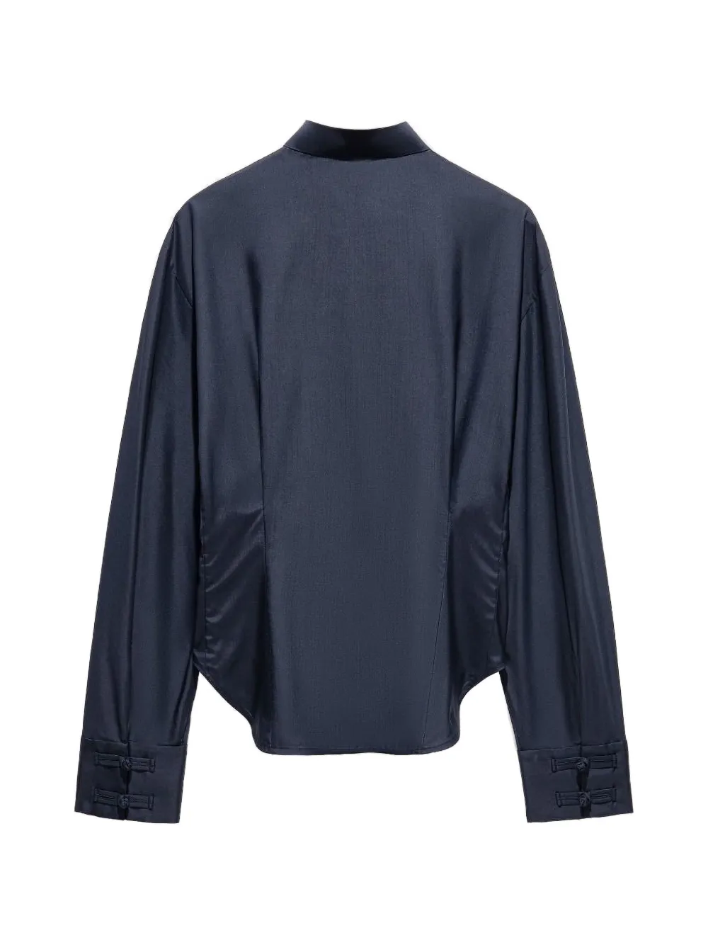  Shanghai Tang Silk Blouse - Blue 