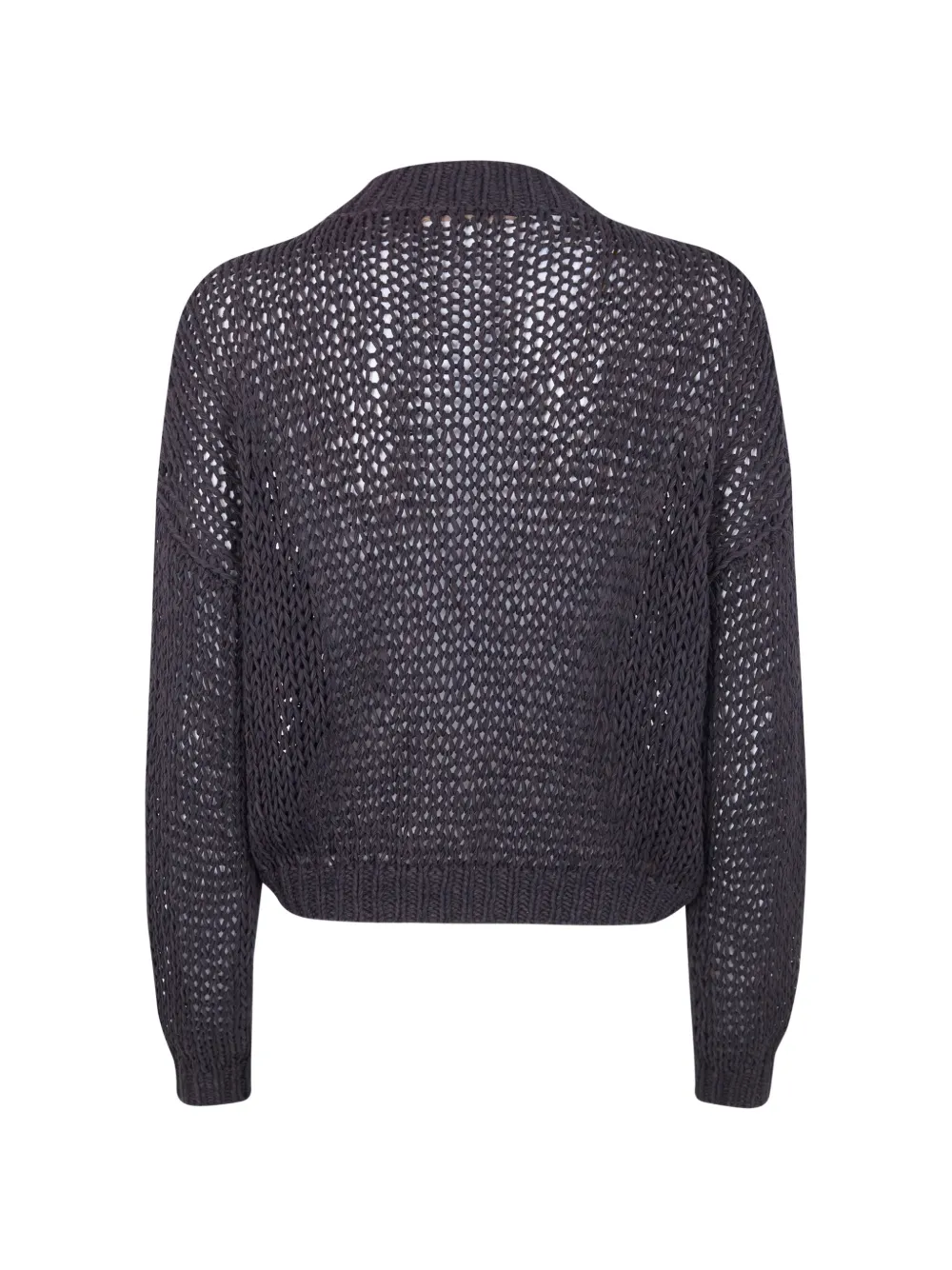  Nuur Button Knitted Cardigan - Black 
